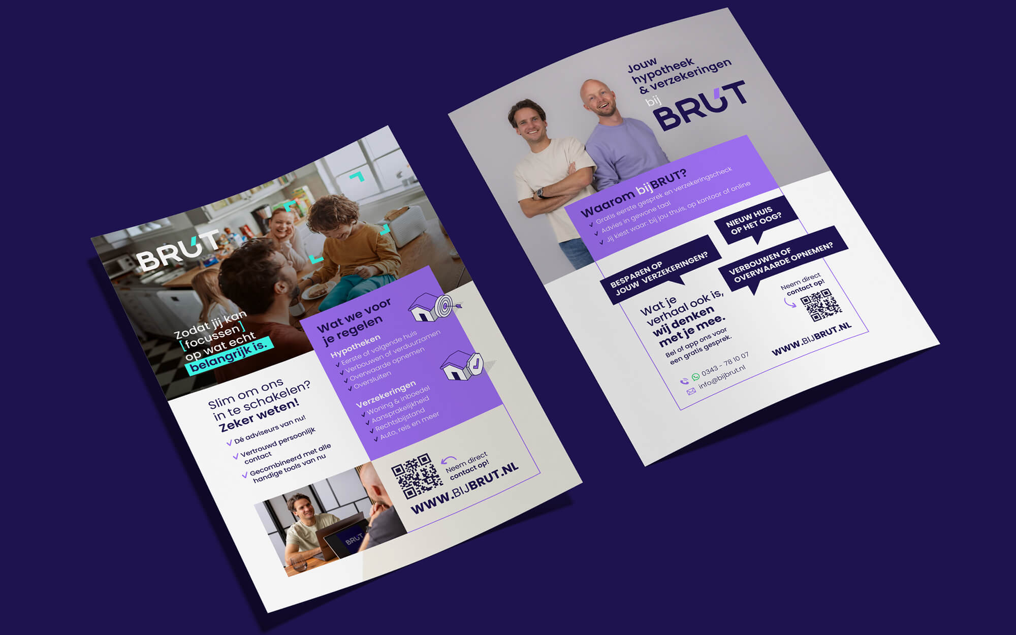 Campagne visuals voor BRUT